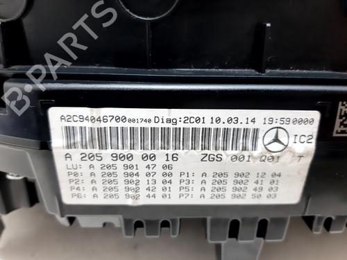 Kombinert Instrument MERCEDES-BENZ C-CLASS (W205) C 220 BlueTEC / d (205.002, 205.004) | BP20751066C47 