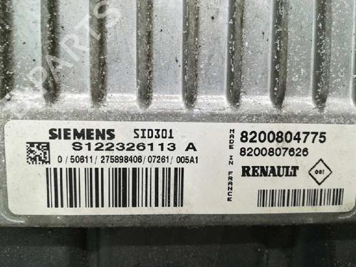 Engine control unit (ECU) RENAULT SCÉNIC II (JM0/1_) 1.5 dCi (JM1E, JM16) | BP20804803M57 