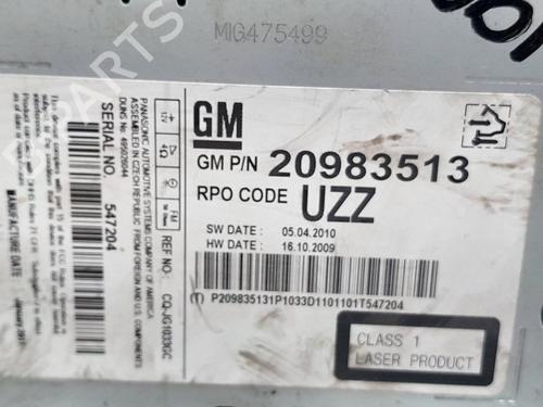 Radio OPEL ASTRA J (P10)  | BP20759775E6 