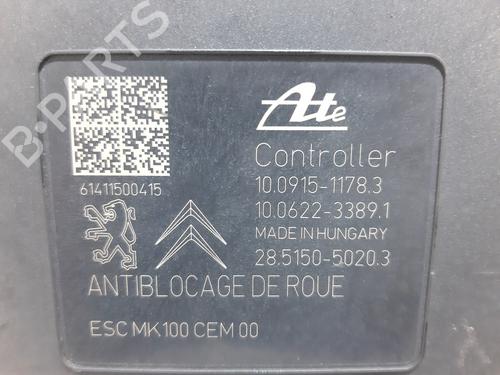 ABS pump PEUGEOT 208 I (CA_, CC_) 1.4 HDi | BP20756680M43 