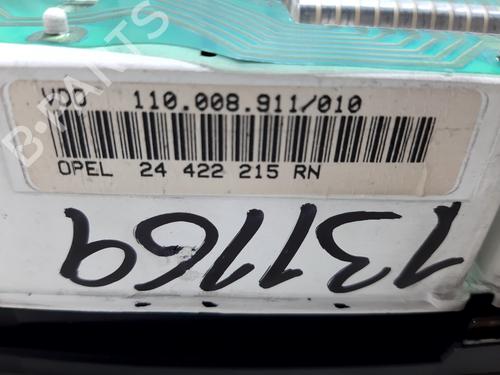 Instrument cluster OPEL VECTRA B (J96) 2.0 DTI 16V (F19) | BP20748726C47 