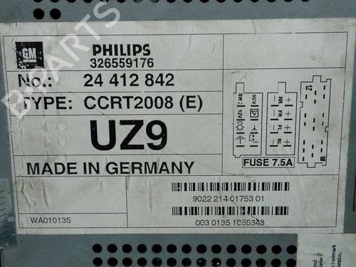 Radio OPEL OMEGA B (V94) 2.0 DTI 16V (F69, M69, P69) | BP20802219E6 