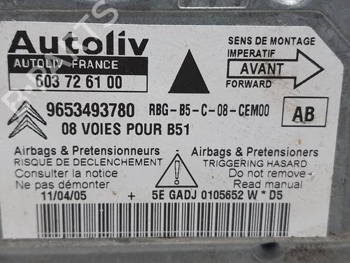 ECU airbags CITROËN C4 I (LC_)  | BP20759957M53 