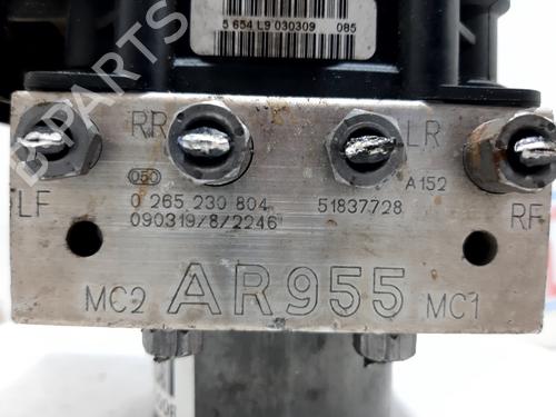 ABS pump ALFA ROMEO MITO (955_) 1.4 (955.AXB1B, 955.AXU1A) | BP20754436M43 