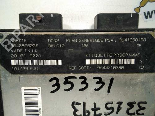 Engine control unit (ECU) PEUGEOT 306 (7B, N3, N5) 1.9 D | BP20795871M57 