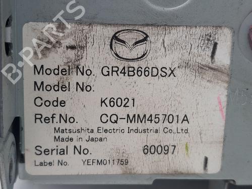 Auto-radio MAZDA 6 Saloon (GG)  | BP30612579E6 