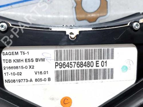 Cockpit PEUGEOT 307 (3A/C) 1.6 16V | BP20735846C47 