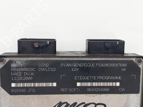 Engine control unit (ECU) CITROËN XSARA (N1) 1.9 D | BP29010683M57