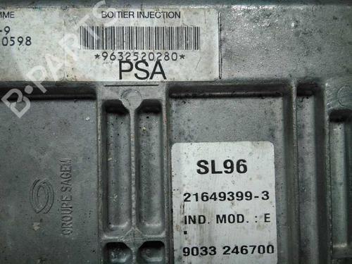 Engine control unit (ECU) PEUGEOT 306 (7B, N3, N5) 1.4 SL | BP20796279M57 