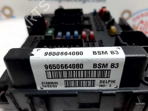 Fuse box PEUGEOT 307 (3A/C) 2.0 HDi 90 | BP20732101E1 