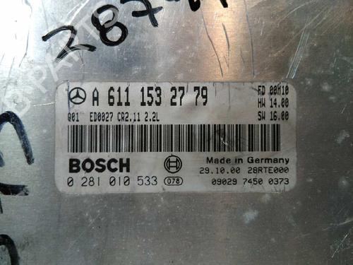 Engine control unit (ECU) MERCEDES-BENZ E-CLASS (W210) E 200 CDI (210.007) | BP20791227M57 
