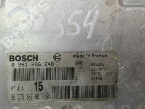 Engine control unit (ECU) PEUGEOT 106 II (1A_, 1C_) 1.1 i | BP20781528M57 