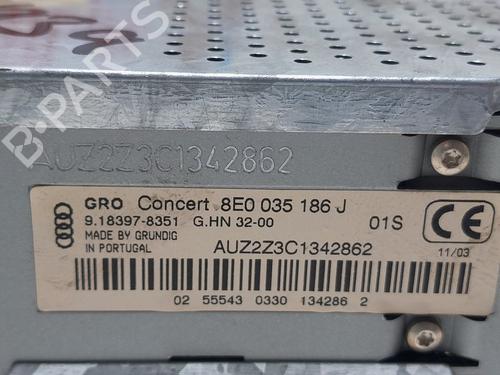 Bilradio AUDI A4 B6 (8E2) 1.9 TDI | BP20769967E6 