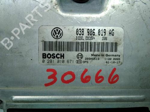 Engine control unit (ECU) VW POLO (9N_, 9A_) 1.9 TDI | BP20792930M57 