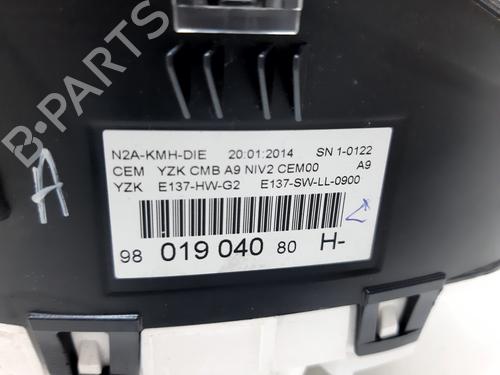 Instrument cluster PEUGEOT 208 I (CA_, CC_) 1.4 HDi | BP20756055C47 