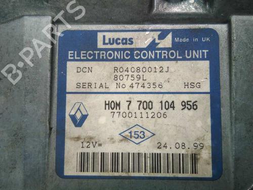 Engine control unit (ECU) RENAULT KANGOO (KC0/1_) D 65 1.9 (KC0E, KC02, KC0J, KC0N) | BP20797575M57 