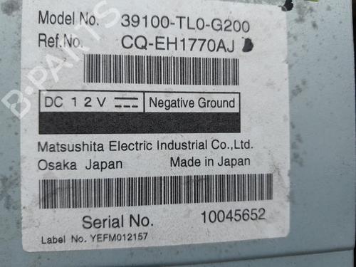 Radio HONDA ACCORD VIII Estate (CW) 2.2 i-DTEC (CW3) | BP21287909E6 