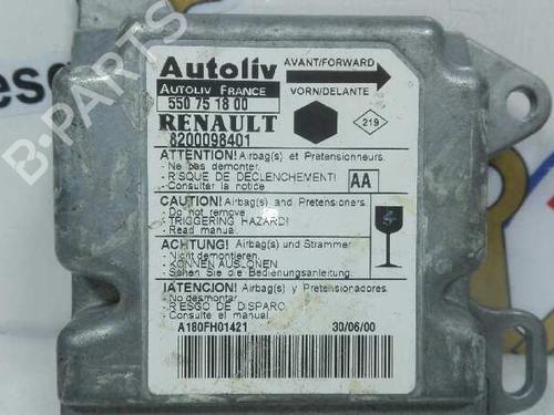 ECU airbags RENAULT KANGOO (KC0/1_) D 55 1.9 (KC0D) | BP20804496M53 