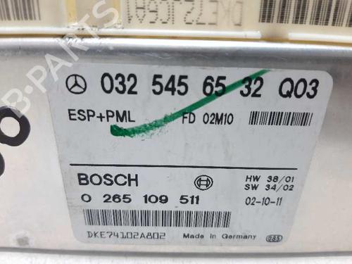 Control unit MERCEDES-BENZ E-CLASS (W211) E 320 CDI (211.026) | BP20733425M11 