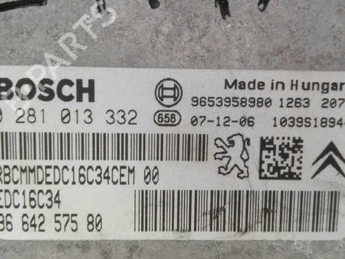 Engine control unit (ECU) PEUGEOT 308 I (4A_, 4C_)  | BP20787738M57 