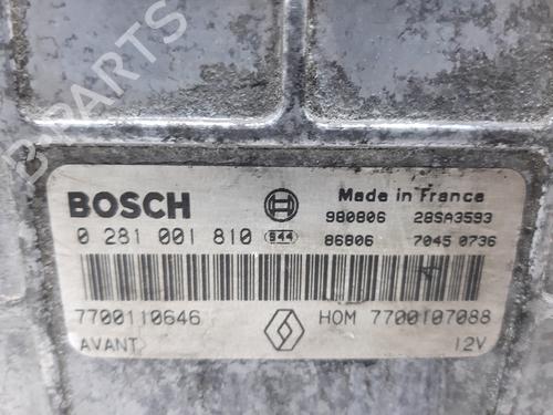 Engine control unit (ECU) RENAULT MEGANE I Classic (LA0/1_) 1.9 dCi (LA05) | BP20738015M57 