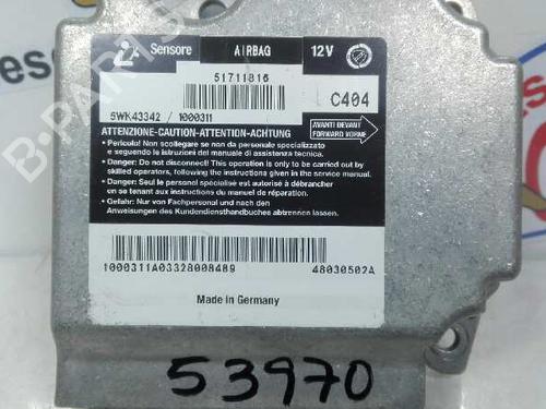 Airbag styreenhed FIAT STILO (192_) 1.9 JTD (192_XE1A) | BP20806322M53 