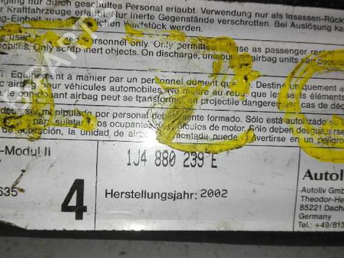 Left seat airbag VW GOLF IV (1J1) 1.9 TDI | BP20784786C13 