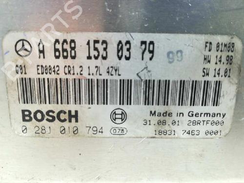 Engine control unit (ECU) MERCEDES-BENZ A-CLASS (W168) A 160 CDI (168.006) | BP20804985M57 