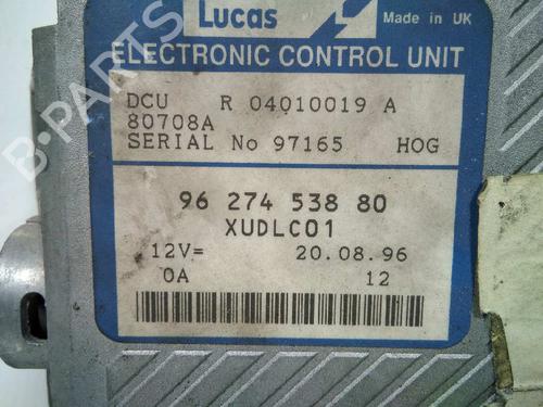 Engine control unit (ECU) PEUGEOT 406 (8B) 2.1 TD 12V | BP20795722M57 