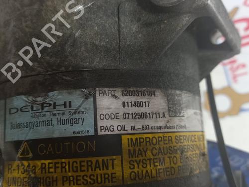 AC compressor RENAULT MEGANE II (BM0/1_, CM0/1_) 1.5 dCi (BM0F, BM0T, BM2B, CM0F, CM0T) | BP20772316M34 