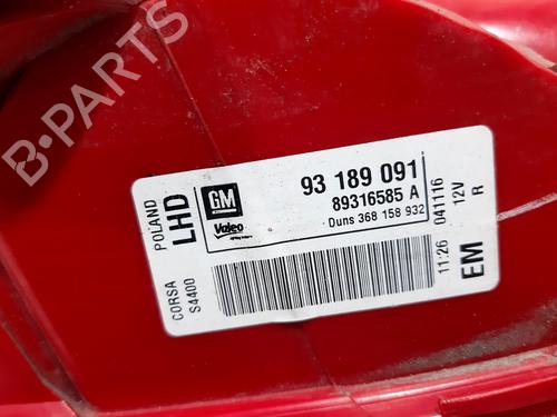 Right taillight OPEL CORSA D (S07) 1.3 CDTI (L08, L68) | BP20752643C35 