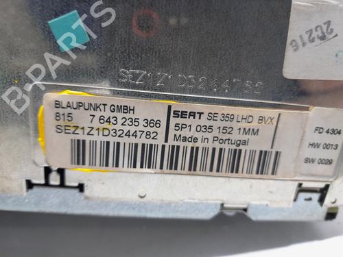 Radio SEAT ALTEA (5P1)  | BP20759736E6 