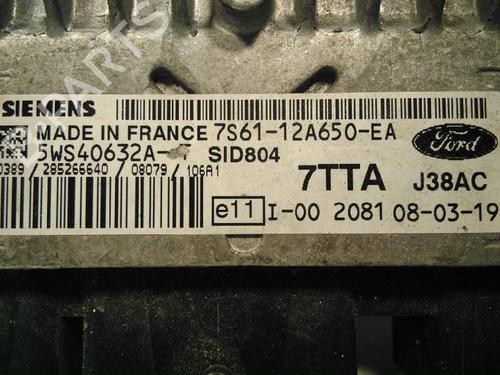 Engine control unit (ECU) FORD FIESTA V (JH_, JD_) 1.4 TDCi | BP20798569M57 