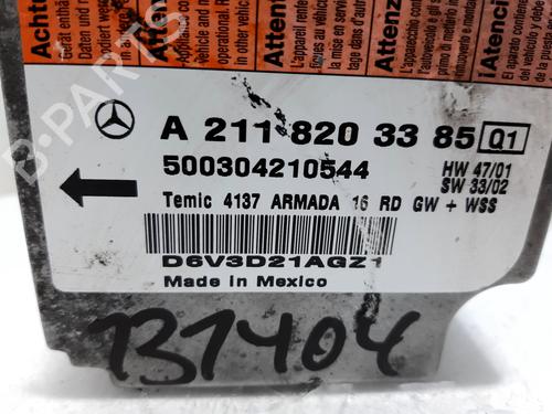 ECU airbags MERCEDES-BENZ E-CLASS (W211) E 270 CDI (211.016) | BP20748802M53 
