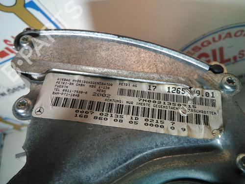Passenger airbag MERCEDES-BENZ A-CLASS (W168) A 170 CDI (168.009, 168.109) | BP20789784C10 
