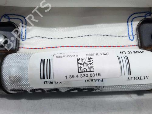 Left curtain airbag RENAULT SCÉNIC III (JZ0/1_)  | BP20813212C11 