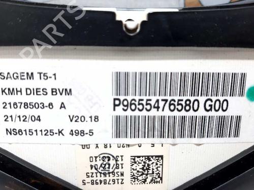 Instrument cluster PEUGEOT 307 Break (3E) 1.6 HDi 110 | BP20812603C47 