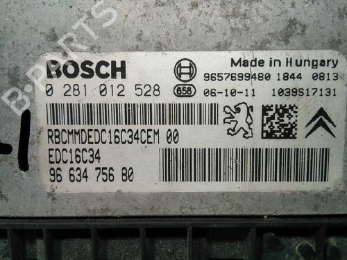 Engine control unit (ECU) PEUGEOT 206 Hatchback (2A/C)  | BP20795585M57 