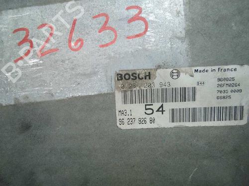 Engine control unit (ECU) PEUGEOT 106 I (1A, 1C)  | BP20794072M57 