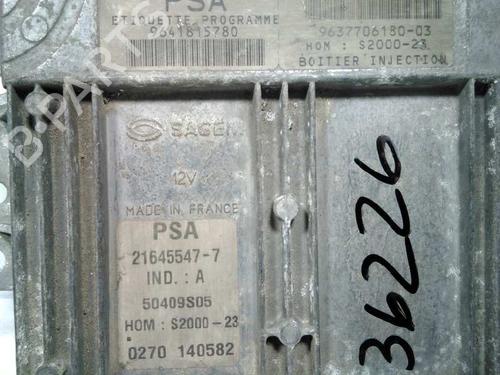 Engine control unit (ECU) PEUGEOT 206 Hatchback (2A/C) 1.4 LPG | BP20796252M57 
