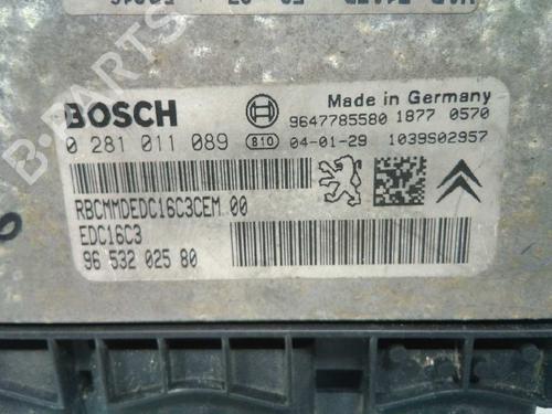 Engine control unit (ECU) PEUGEOT 206 Hatchback (2A/C)  | BP20795191M57 
