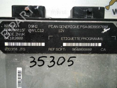 Engine control unit (ECU) PEUGEOT 206 Hatchback (2A/C) 1.9 D | BP20795846M57 