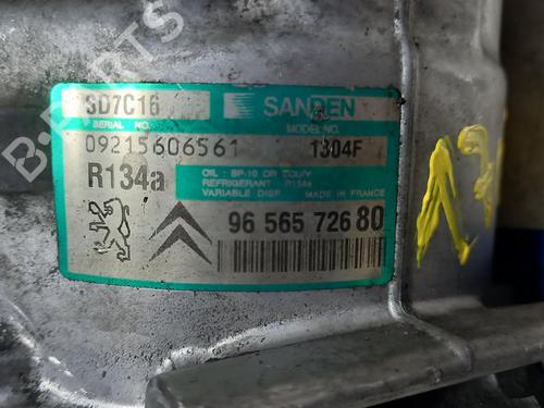 AC compressor PEUGEOT 407 (6D_) 1.6 HDi 110 (6D9HZC, 6D9HYC) | BP20772988M34 