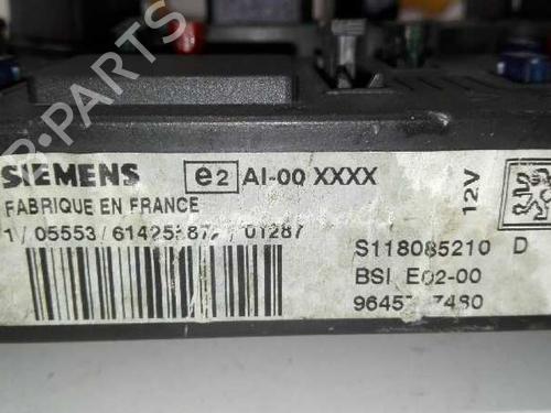 Fuse box PEUGEOT 206 Hatchback (2A/C) 2.0 HDI 90 | BP20780612E1 