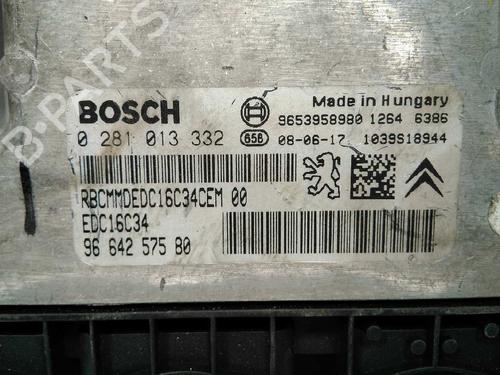 Engine control unit (ECU) PEUGEOT 407 (6D_) 1.6 HDi 110 (6D9HZC, 6D9HYC) | BP20795630M57 