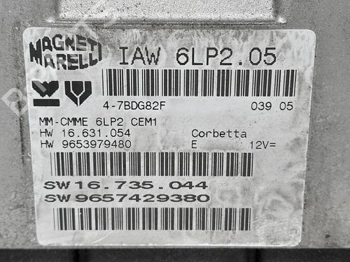 Engine control unit (ECU) CITROËN C4 Coupe (LA_) 1.4 16V | BP39191205M57 - Image 2