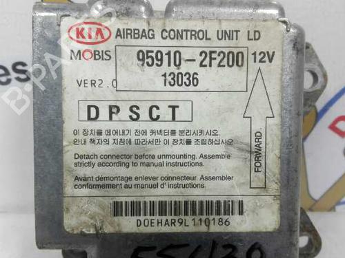 ECU airbags KIA CERATO I Saloon (LD) 1.6 | BP20806984M53 