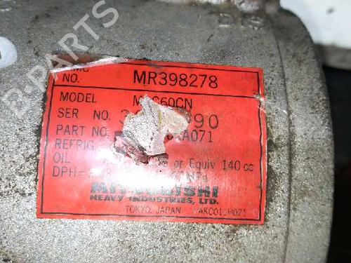 AC compressor MITSUBISHI SPACE STAR MPV (DG_A)  | BP20782653M34 
