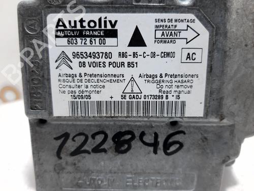 ECU airbags CITROËN C4 I (LC_)  | BP20744701M53 