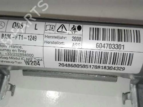 Left curtain airbag MERCEDES-BENZ C-CLASS (W204) C 220 CDI (204.008) | BP20776599C11 